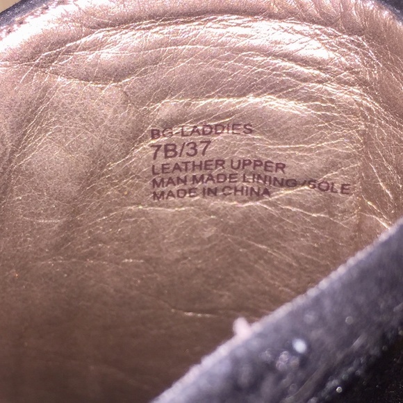 BCBGENERATION Black Leather Ankle Booties Women’s Size 7 B - Picture 7 of 7